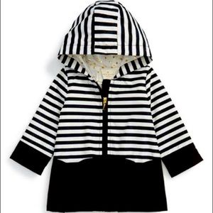 Like new! Kate spade kids size 4 striped rain jkt